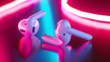 Futuristic wireless earbuds glowing — best wireless earbuds under 200 dollars 2024