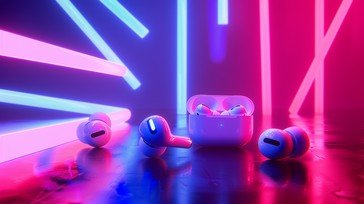 Best wireless earbuds under 200 dollars 2024 — neon glow hero shot